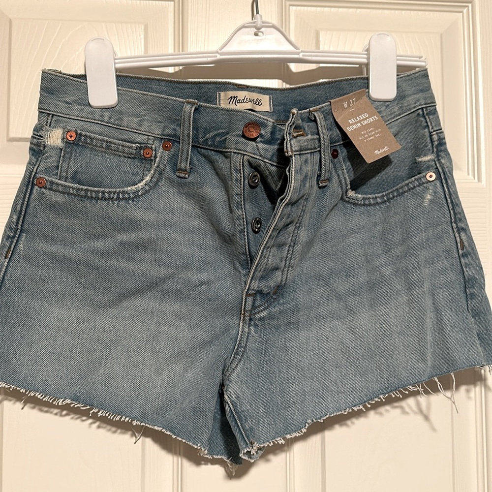 Madewell relaxed denim short